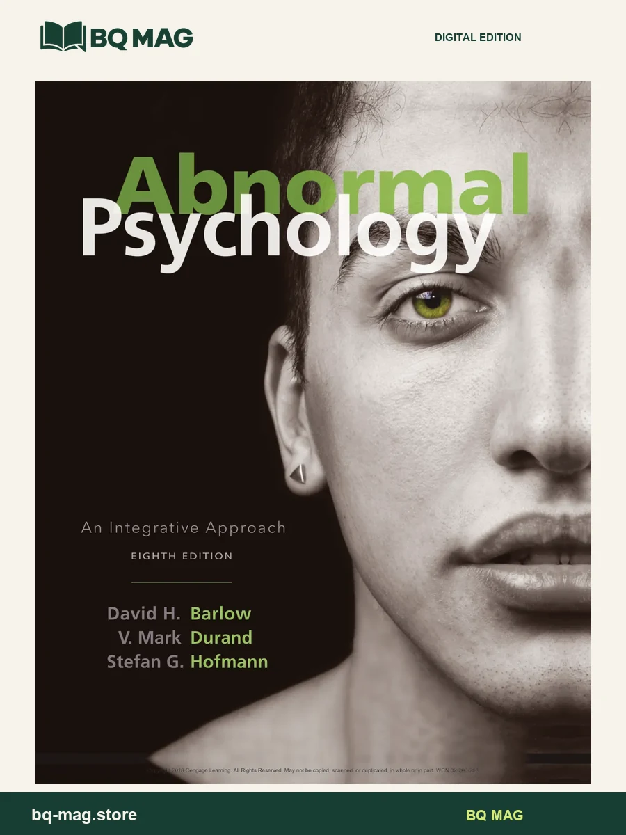 Abnormal Psychology An Integrative Approach (Eighth Edition) — BQ MAG cover
