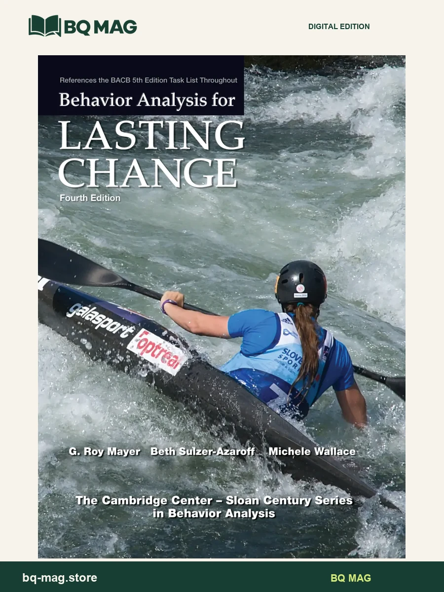 Behavior Analysis for Lasting Change — BQ MAG cover