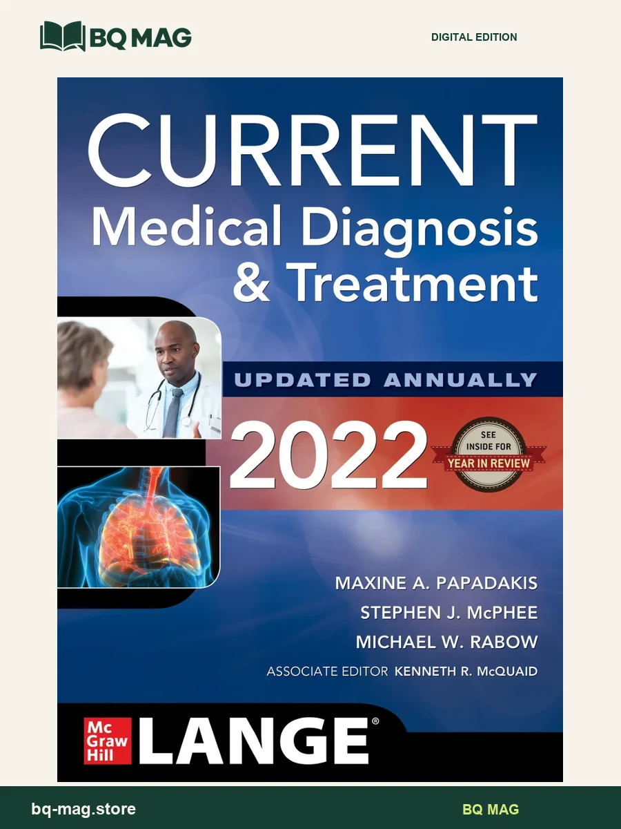CURRENT Medical Diagnosis and Treatment 2022 — BQ MAG cover
