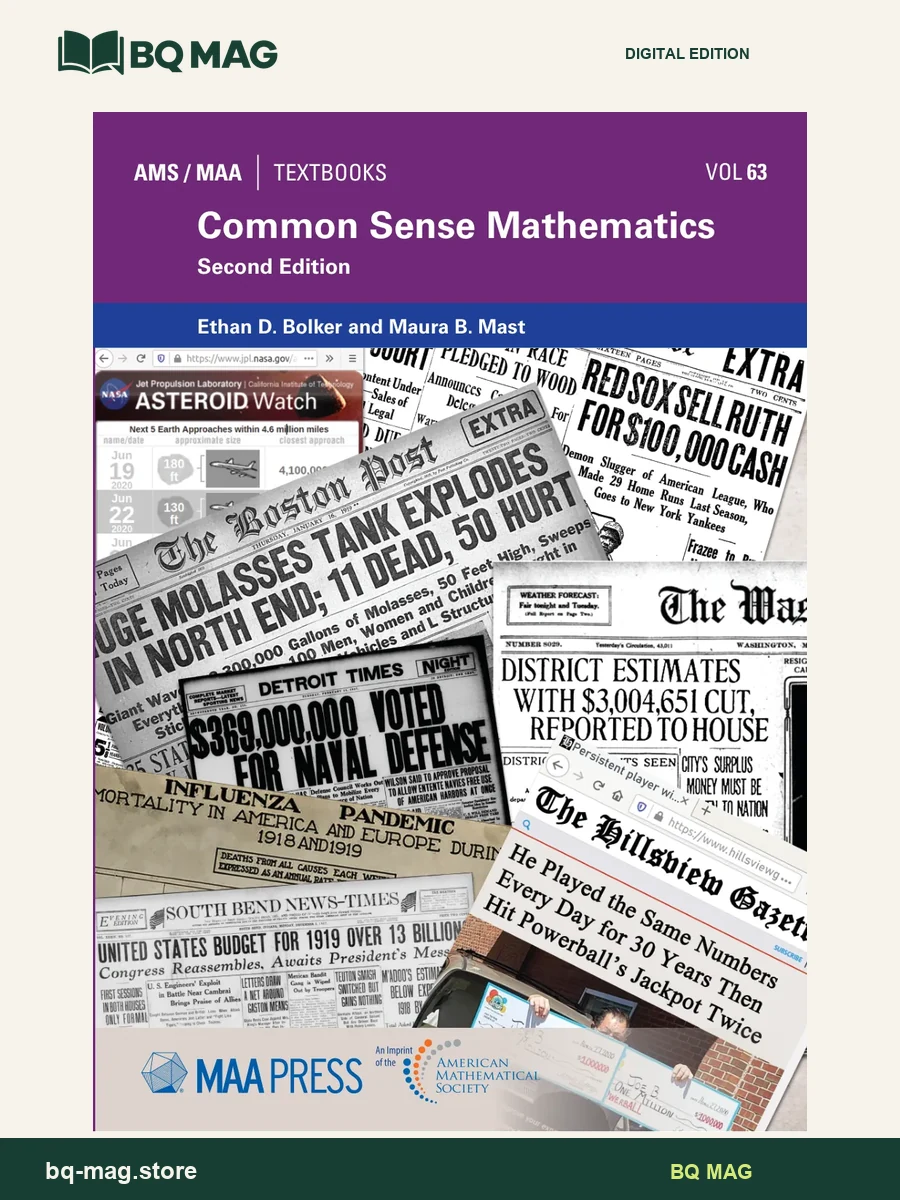 Common Sense Mathematics Second Edition — BQ MAG cover